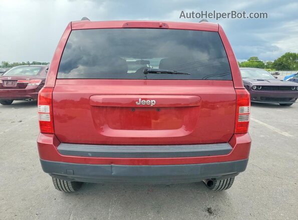 1C4NJPBB3GD699654 2016 JEEP PATRIOT Red Вид ззаду