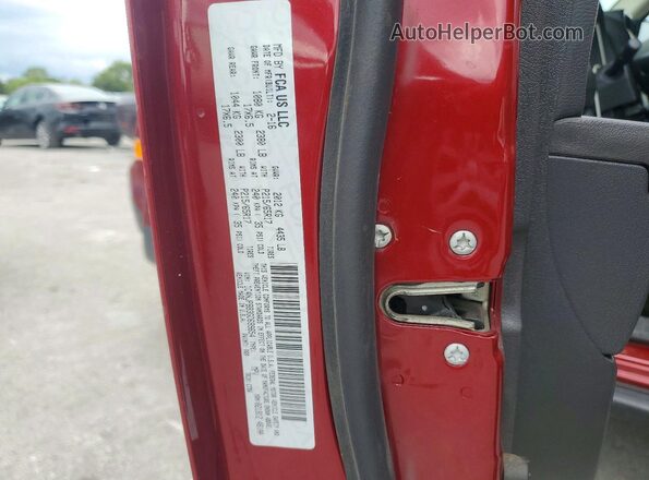 1C4NJPBB3GD699654 2016 JEEP PATRIOT Red Вид наклейки з VIN-кодом