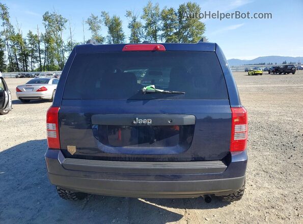 1C4NJPBB3HD163370 2017 JEEP PATRIOT Blue Rear view