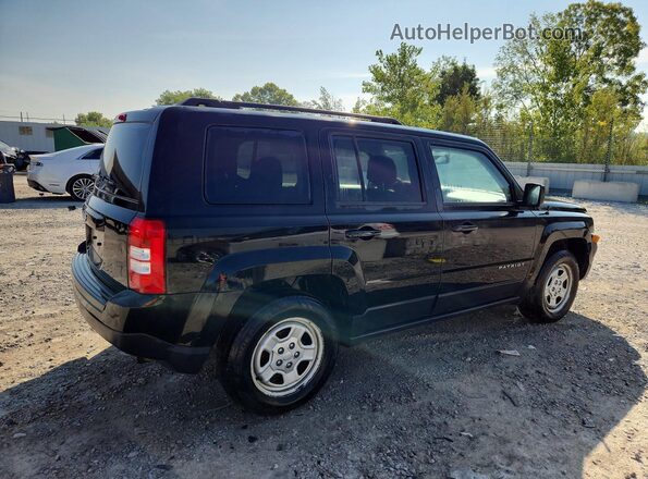1C4NJPBB5GD796046 2016 JEEP PATRIOT Black Rear right