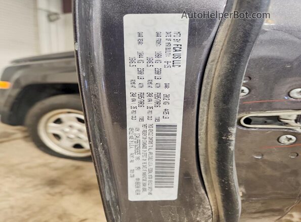 1C4NJPBB7GD502825 2016 JEEP PATRIOT Gray ძრავის განყოფილების ხედი