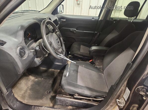 1C4NJPBB7GD502825 2016 JEEP PATRIOT Gray წინა სალონის ხედი