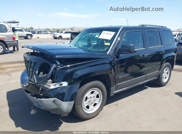 1C4NJPBB7GD603055 2016 JEEP PATRIOT Black Vista tres cuartos delantera izquierda
