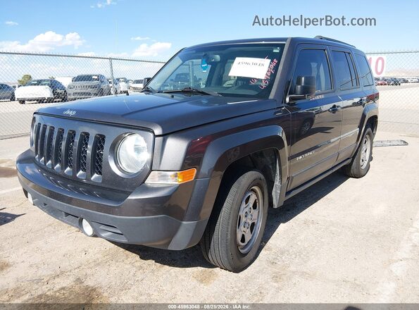 1C4NJPBB7GD775280 2016 JEEP PATRIOT Серый Передняя левая четверть