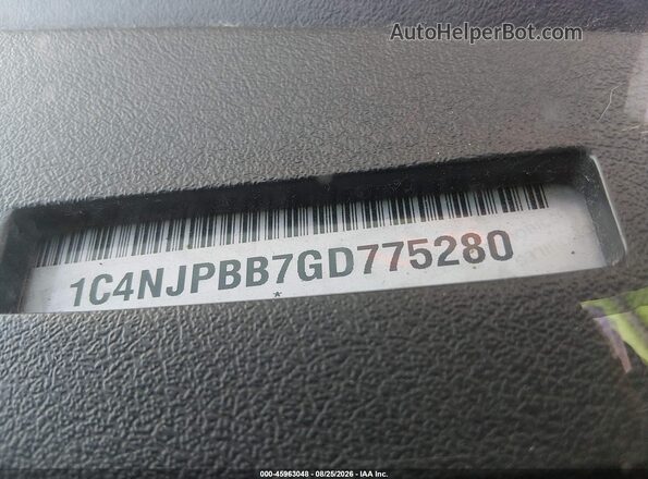 1C4NJPBB7GD775280 2016 JEEP PATRIOT Серый Вид подкапотного пространства