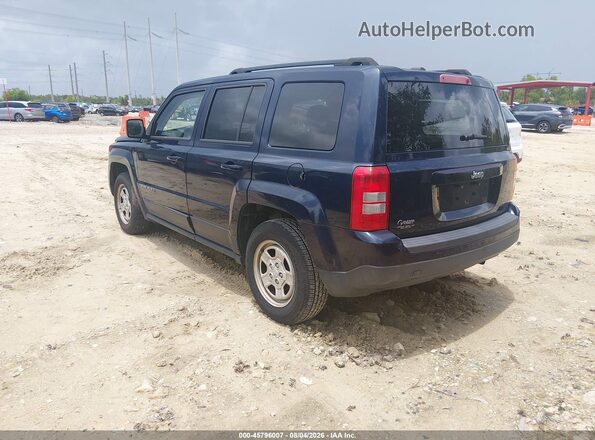 1C4NJPBB8GD656671 2016 JEEP PATRIOT Синий Задняя левая четверть