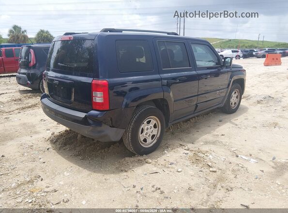 1C4NJPBB8GD656671 2016 JEEP PATRIOT Синий Задняя правая четверть