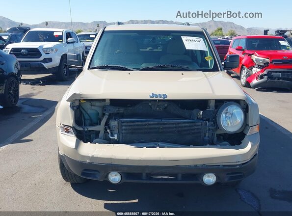 1C4NJPBB8HD136343 2017 JEEP PATRIOT Tan Front view