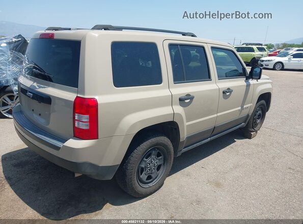 1C4NJPBBXHD157291 2017 JEEP PATRIOT Tan უკანა მარჯვენა