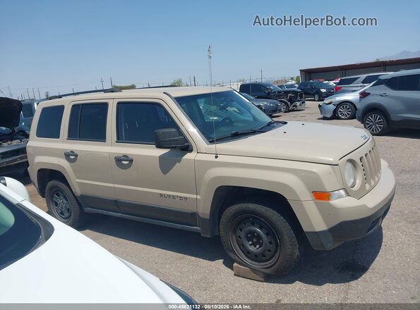 1C4NJPBBXHD157291 2017 JEEP PATRIOT Tan უკანა სალონის ხედი