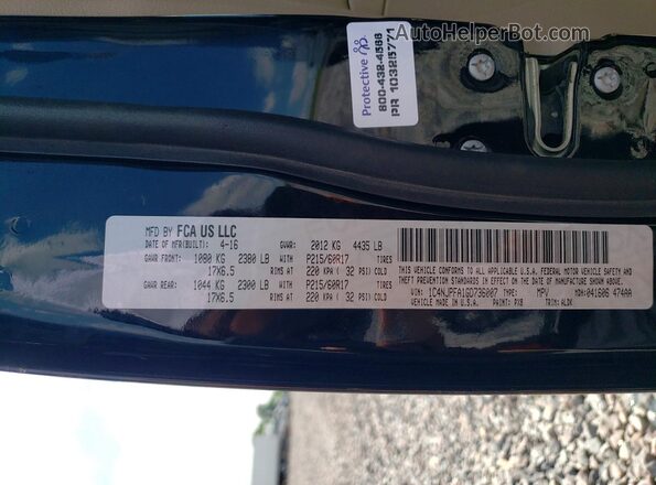 1C4NJPFA1GD736007 2016 JEEP PATRIOT Black Widok komory silnika