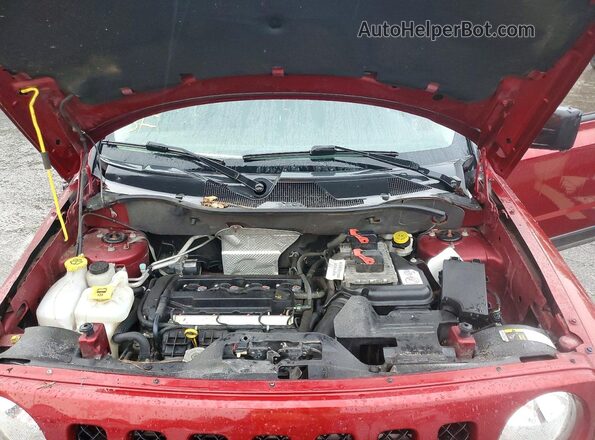 1C4NJPFA5GD600821 2016 JEEP PATRIOT Maroon Engine compartment view