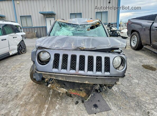 1C4NJPFAXGD612902 2016 JEEP PATRIOT Gray Front view