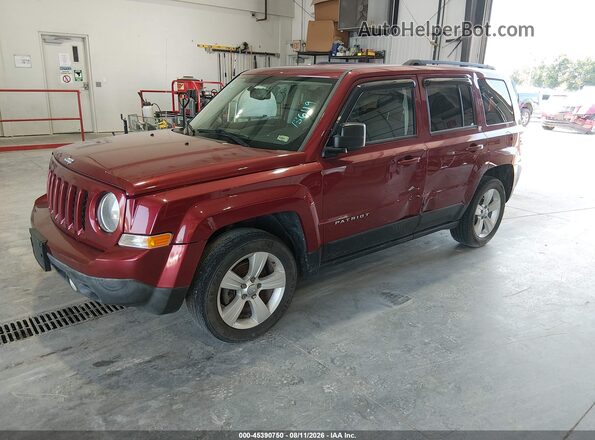1C4NJPFAXGD642031 2016 JEEP PATRIOT Красный Передняя левая четверть