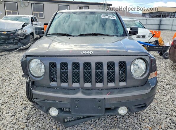 1C4NJPFB4GD813753 2016 JEEP PATRIOT Gray Front view