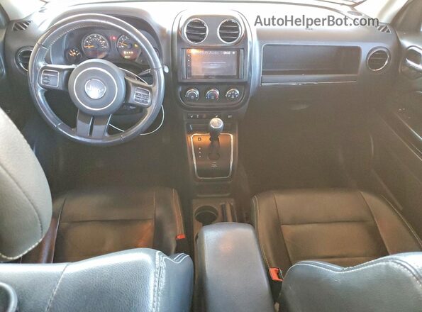 1C4NJRAB3HD188671 2017 JEEP PATRIOT Black Вид панелі приладів