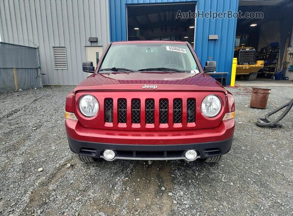 1C4NJRAB4HD208748 2017 JEEP PATRIOT Бордовый Вид спереди