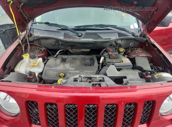 1C4NJRAB4HD208748 2017 JEEP PATRIOT Бордовый Вид подкапотного пространства
