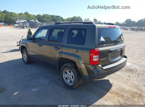 1C4NJRBB1GD512049 2016 JEEP PATRIOT Зеленый Задняя левая четверть