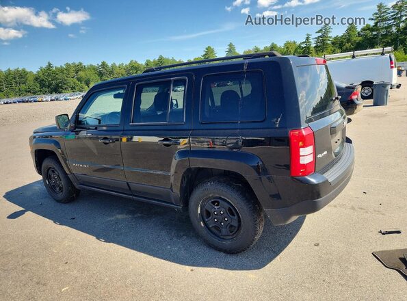 1C4NJRBB1GD595577 2016 JEEP PATRIOT Black Հետևի ձախ