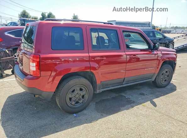 1C4NJRBB3GD691663 2016 JEEP PATRIOT Красный Задняя правая четверть