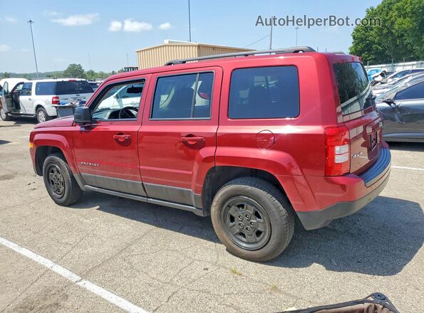 1C4NJRBB3GD691663 2016 JEEP PATRIOT Красный Задняя левая четверть