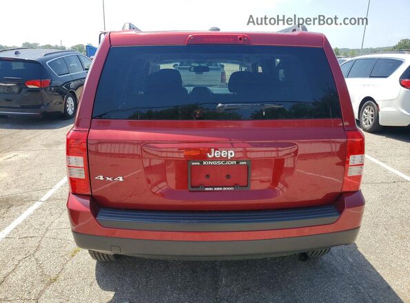 1C4NJRBB3GD691663 2016 JEEP PATRIOT Красный Вид сзади