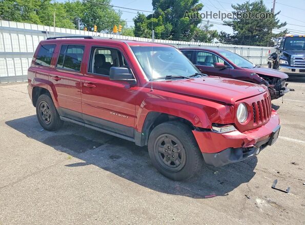 1C4NJRBB3GD691663 2016 JEEP PATRIOT Красный Передняя правая четверть