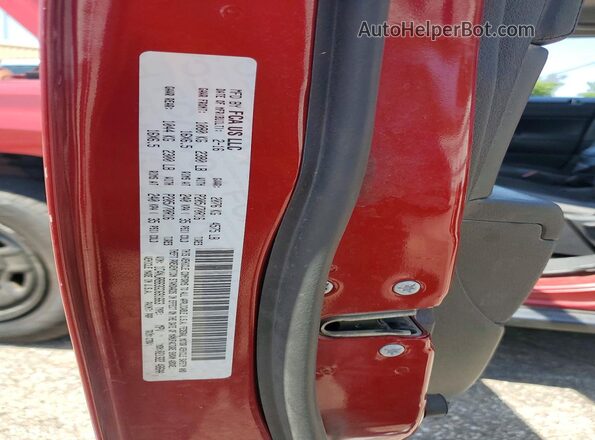 1C4NJRBB3GD691663 2016 JEEP PATRIOT Красный Вид наклейки с VIN-кодом