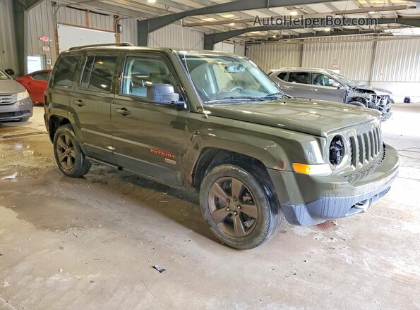 1C4NJRBB3GD760058 2016 JEEP PATRIOT Зеленый Передняя правая четверть