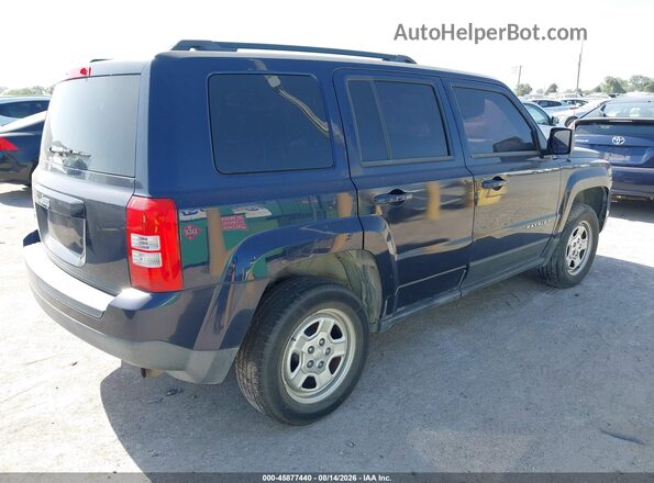 1C4NJRBB4GD522381 2016 JEEP PATRIOT Dark Blue Задняя правая четверть