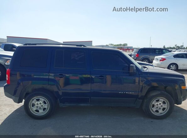 1C4NJRBB4GD522381 2016 JEEP PATRIOT Dark Blue Вид задней части салона