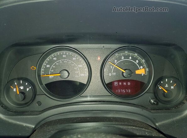 1C4NJRBB4GD650779 2016 JEEP PATRIOT White Вид щитка приладів