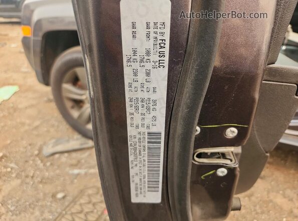 1C4NJRBB4GD697813 2016 JEEP PATRIOT Charcoal VIN կոդի պիտակի տեսք