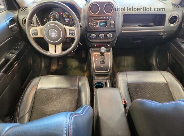 1C4NJRBB4GD709927 2016 JEEP PATRIOT Black Вид панелі приладів