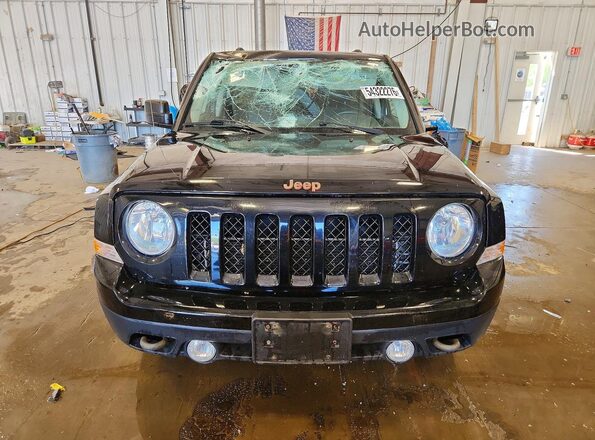 1C4NJRBB4GD709927 2016 JEEP PATRIOT Black Вид спереду