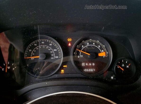 1C4NJRBB4HD210708 2017 JEEP PATRIOT Tan Instrument cluster view