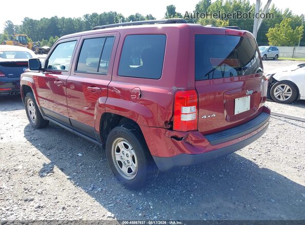 1C4NJRBB5GD594657 2016 JEEP PATRIOT Red Trasero izquierdo