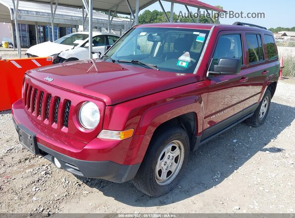 1C4NJRBB5GD594657 2016 JEEP PATRIOT Red Vista tres cuartos delantera izquierda