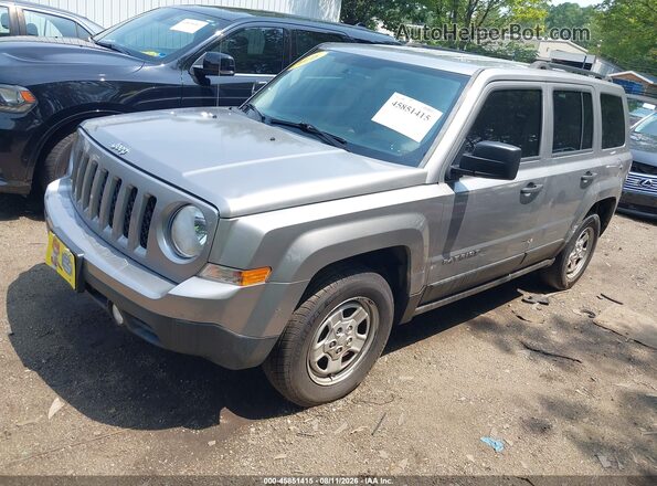 1C4NJRBB6GD500947 2016 JEEP PATRIOT Silver წინა მარცხენა ხედი სამი მეოთხედიდან