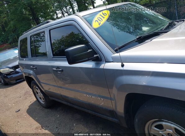 1C4NJRBB6GD500947 2016 JEEP PATRIOT Silver უკანა სალონის ხედი