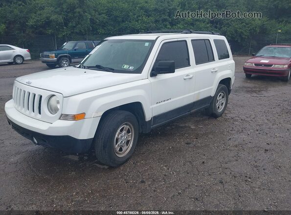 1C4NJRBB6GD781714 2016 JEEP PATRIOT White წინა მარცხენა ხედი სამი მეოთხედიდან