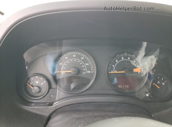 1C4NJRBB7GD550112 2016 JEEP PATRIOT Black Widok zestawu wskaźników