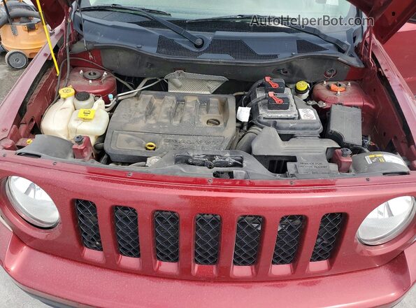 1C4NJRBB8GD579523 2016 JEEP PATRIOT Burgundy Вид підкапотного простору
