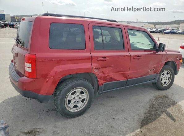 1C4NJRBB8GD579523 2016 JEEP PATRIOT Burgundy Задня права чверть