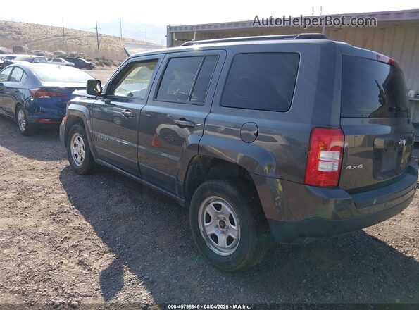 1C4NJRBB8GD614528 2016 JEEP PATRIOT Gray Rear left