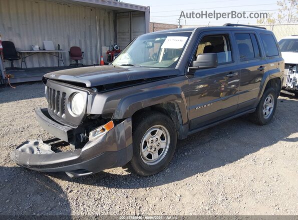 1C4NJRBB8GD614528 2016 JEEP PATRIOT Gray Front left