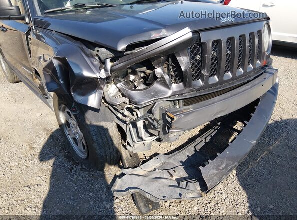 1C4NJRBB8GD614528 2016 JEEP PATRIOT Gray Front view
