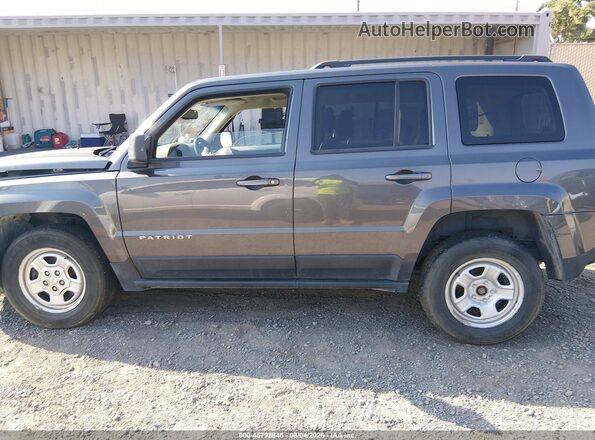 1C4NJRBB8GD614528 2016 JEEP PATRIOT Gray 360 interior view