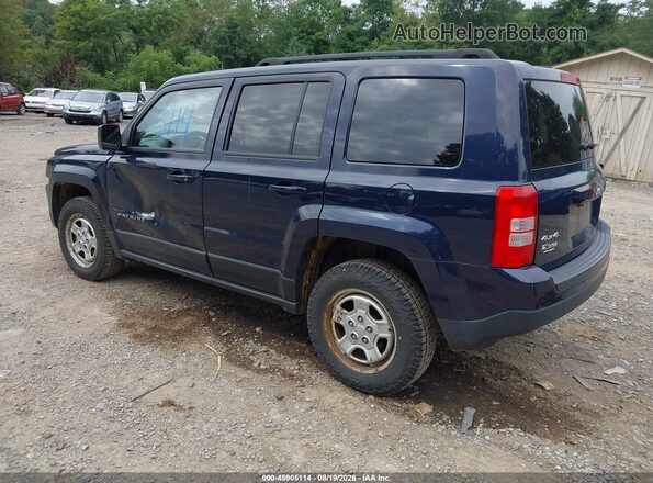 1C4NJRBB8GD654253 2016 JEEP PATRIOT Navy Задняя левая четверть